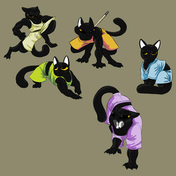 I accept commissions to draw people's OCs or fictional characters as doodles or renders, depending on the quantity.